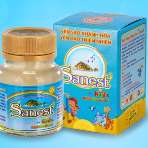 Nước yến sào Khánh Hòa Sanest trẻ em lọ 62ml